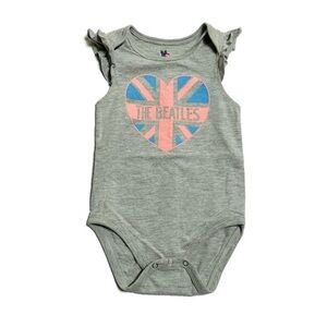 Junk food The Beatles baby girls 9M onesie